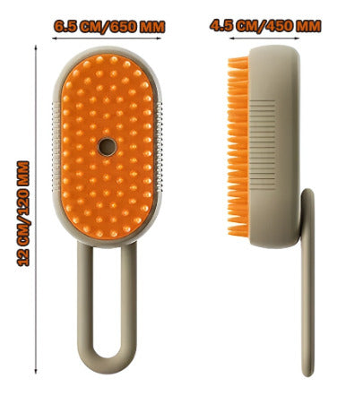 Cepillo vaporizador para mascotas