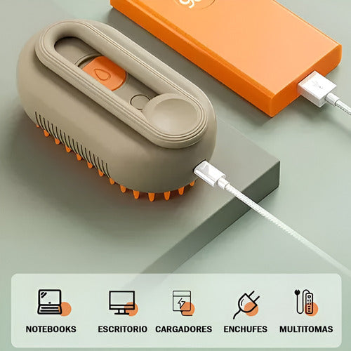 Cepillo vaporizador para mascotas