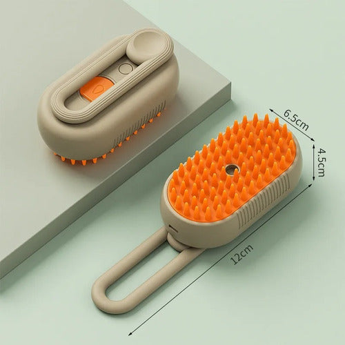 Cepillo vaporizador para mascotas